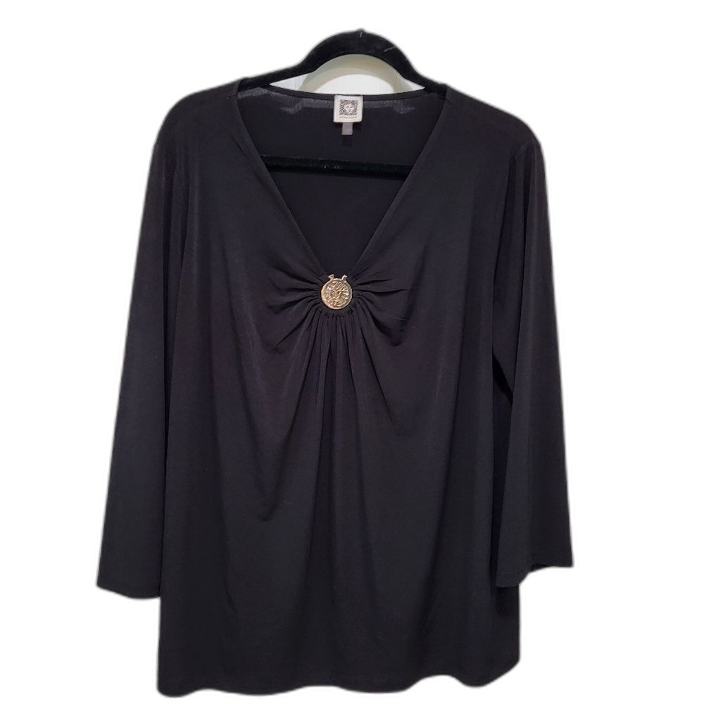 Anne Klein Black Top XL
